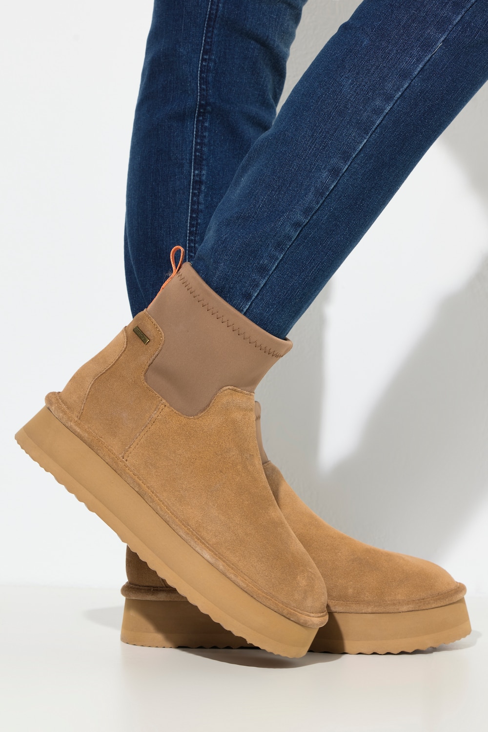Axelda Lammfell-Boots, wasserabweisend, Weite H
