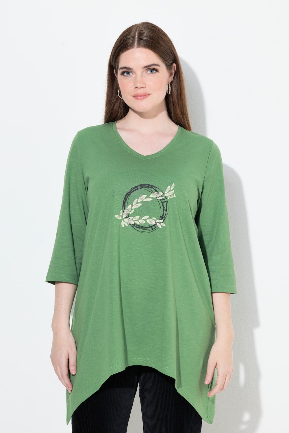 Große Größen Shirt, Damen, grün, Größe: 58/60, Baumwolle, Ulla Popken