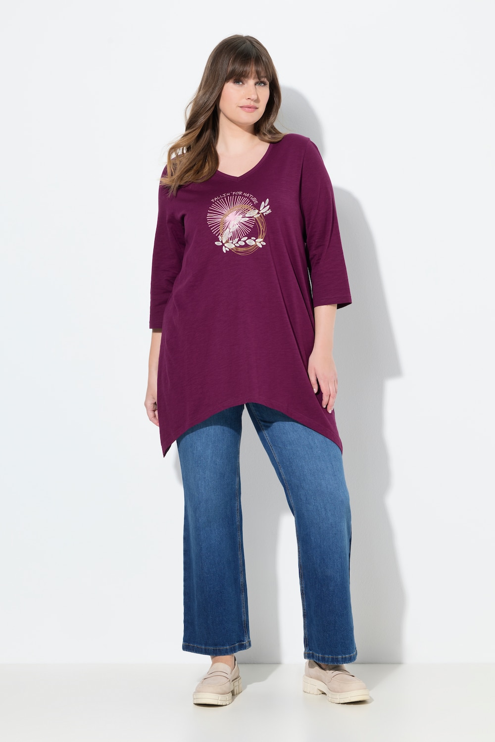 Große Größen Shirt, Damen, rot, Größe: 58/60, Baumwolle, Ulla Popken