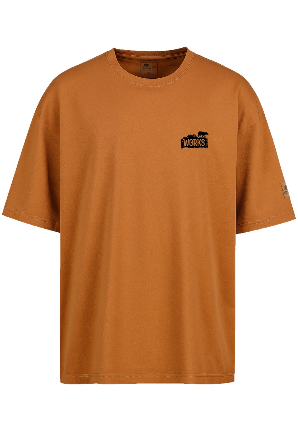Oversized T-Shirt mit Brustlogo