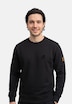 Crewneck Sweatshirt mit elastischen Einsätzen