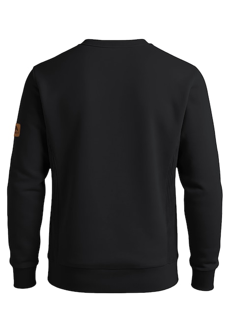 Crewneck Sweatshirt mit elastischen Einsätzen