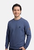 Crewneck Sweatshirt mit elastischen Einsätzen