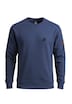 Crewneck Sweatshirt mit elastischen Einsätzen