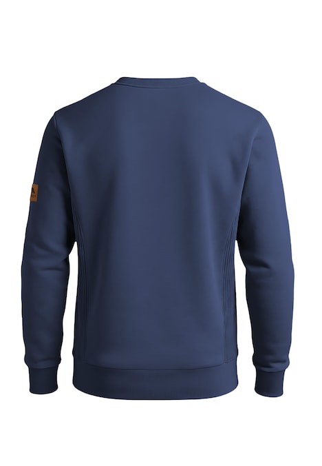 Crewneck Sweatshirt mit elastischen Einsätzen