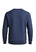 Crewneck Sweatshirt mit elastischen Einsätzen