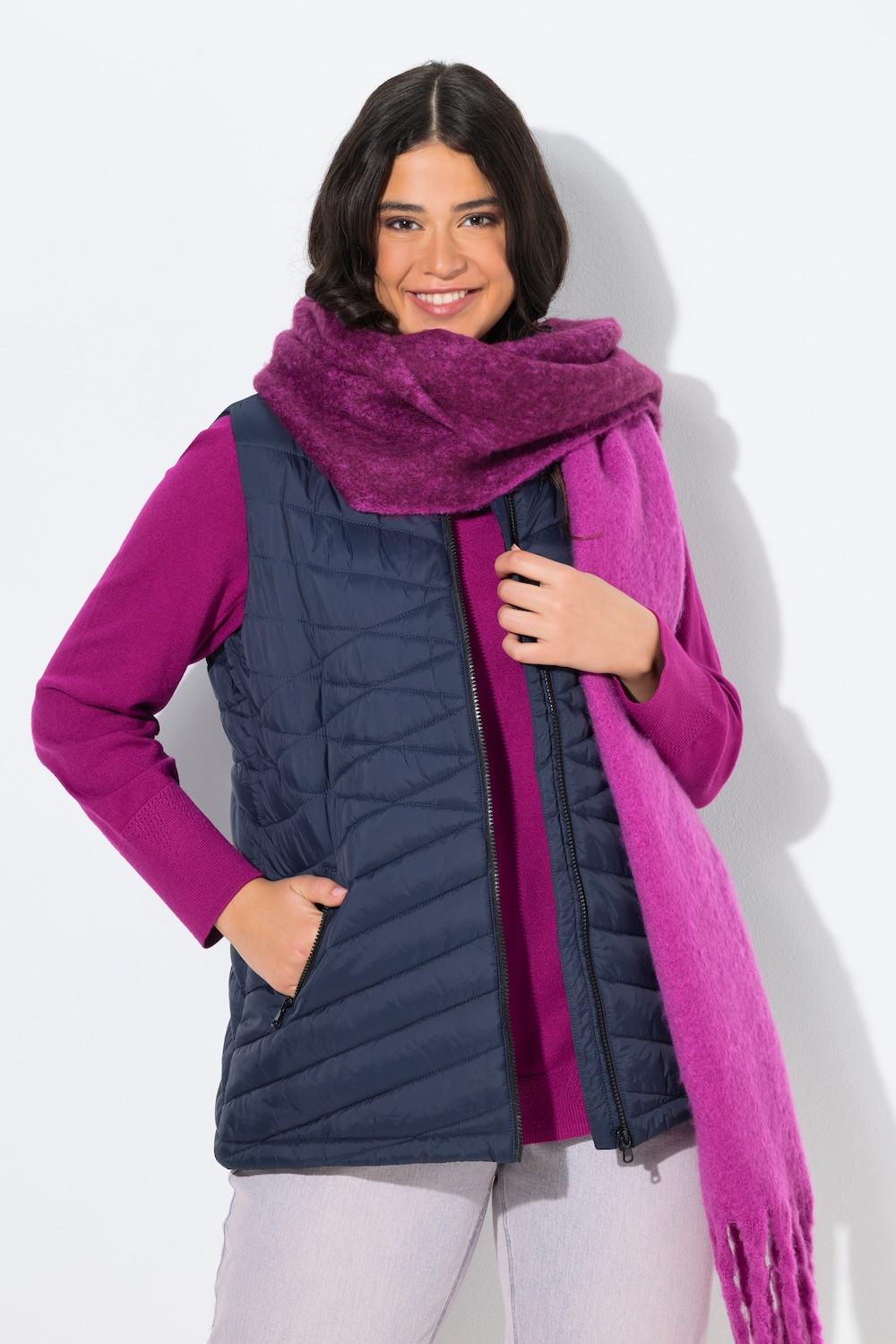 HYPRAR functionele doorgestikte bodywarmer, waterafstotend, gerecycled