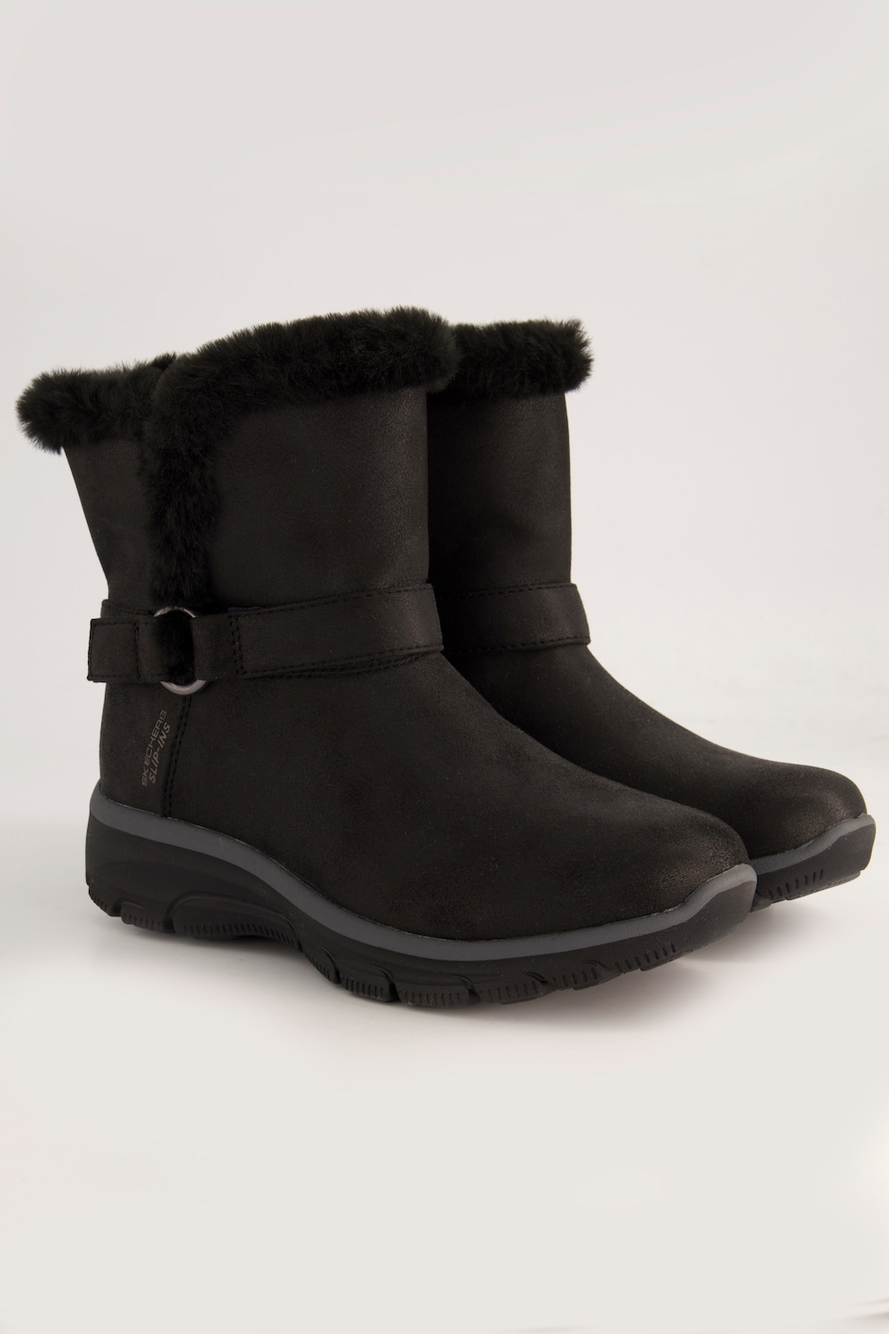 Skechers Snowboots, Lederoptik, Memory Foam, Weite G