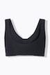 Bustier, voorsluiting, katoen