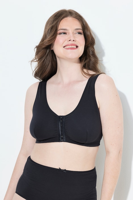 Bustier, voorsluiting, katoen