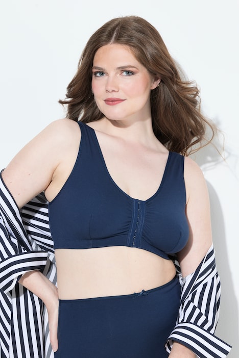 Bustier, voorsluiting, katoen
