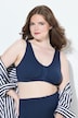 Bustier, voorsluiting, katoen