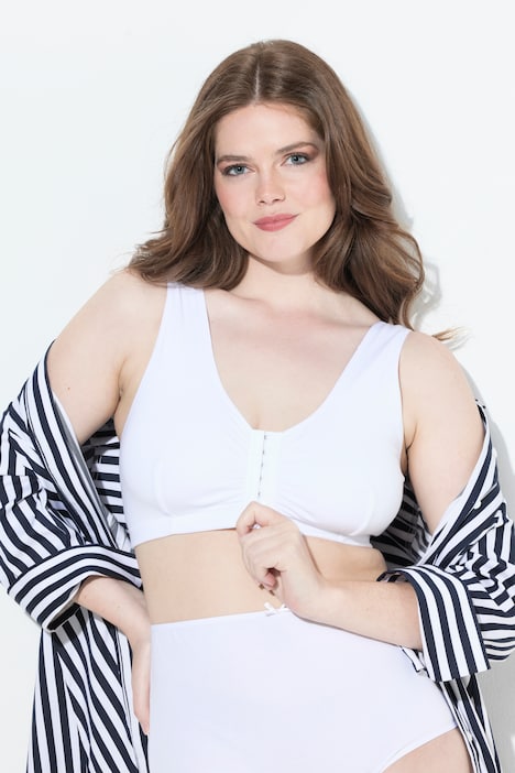 Bustier, voorsluiting, katoen