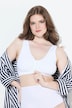 Bustier, voorsluiting, katoen