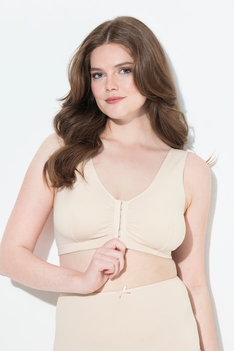 Bustier, voorsluiting, katoen