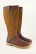 Lederstiefel, XL-Schaft, wasserfest, Zipper, Weite H