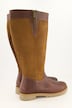 Lederstiefel, XL-Schaft, wasserfest, Zipper, Weite H