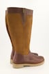 Lederstiefel, XXL-Schaft, Wechselfußbett, Weite H
