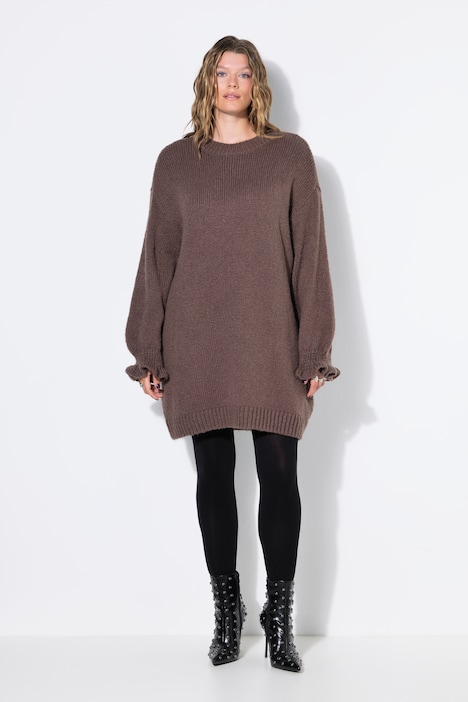 Neulemekko, oversized, röyhelöhihat