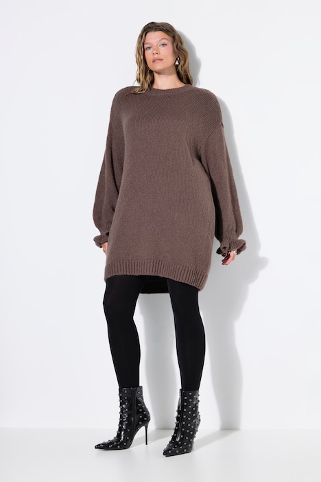 Neulemekko, oversized, röyhelöhihat
