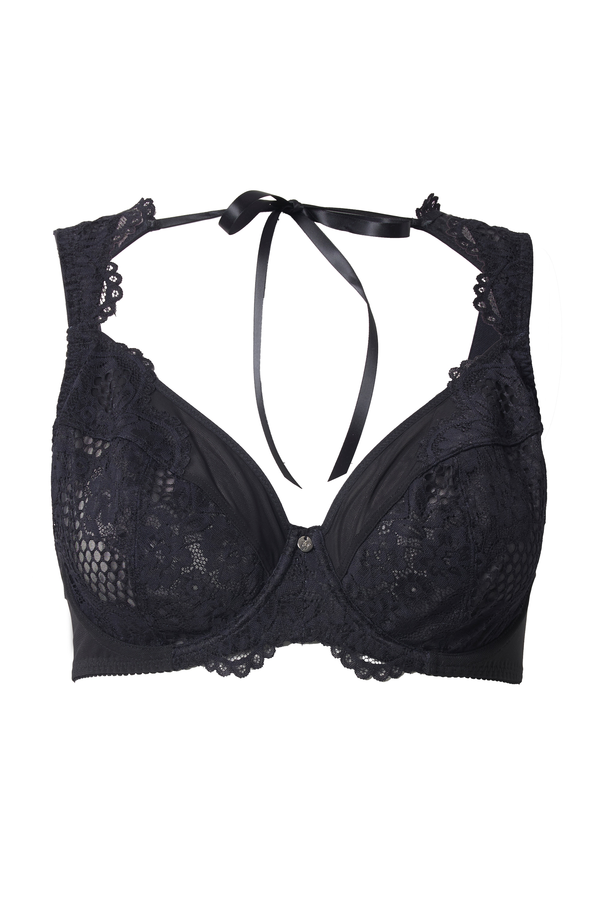 TruYou Damen große Größen TruYou Bügel BH Spitze Nacken Zierband 843466