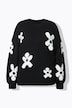 Trui, oversized, fancybreisel, flowers