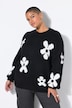 Trui, oversized, fancybreisel, flowers