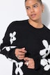Trui, oversized, fancybreisel, flowers