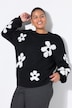 Trui, oversized, fancybreisel, flowers