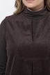 Cordkleid, A-Linie, Rundhals, ärmellos