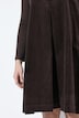 Cordkleid, A-Linie, Rundhals, ärmellos