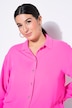 Hemdbluse, oversized, Schmuckknöpfe