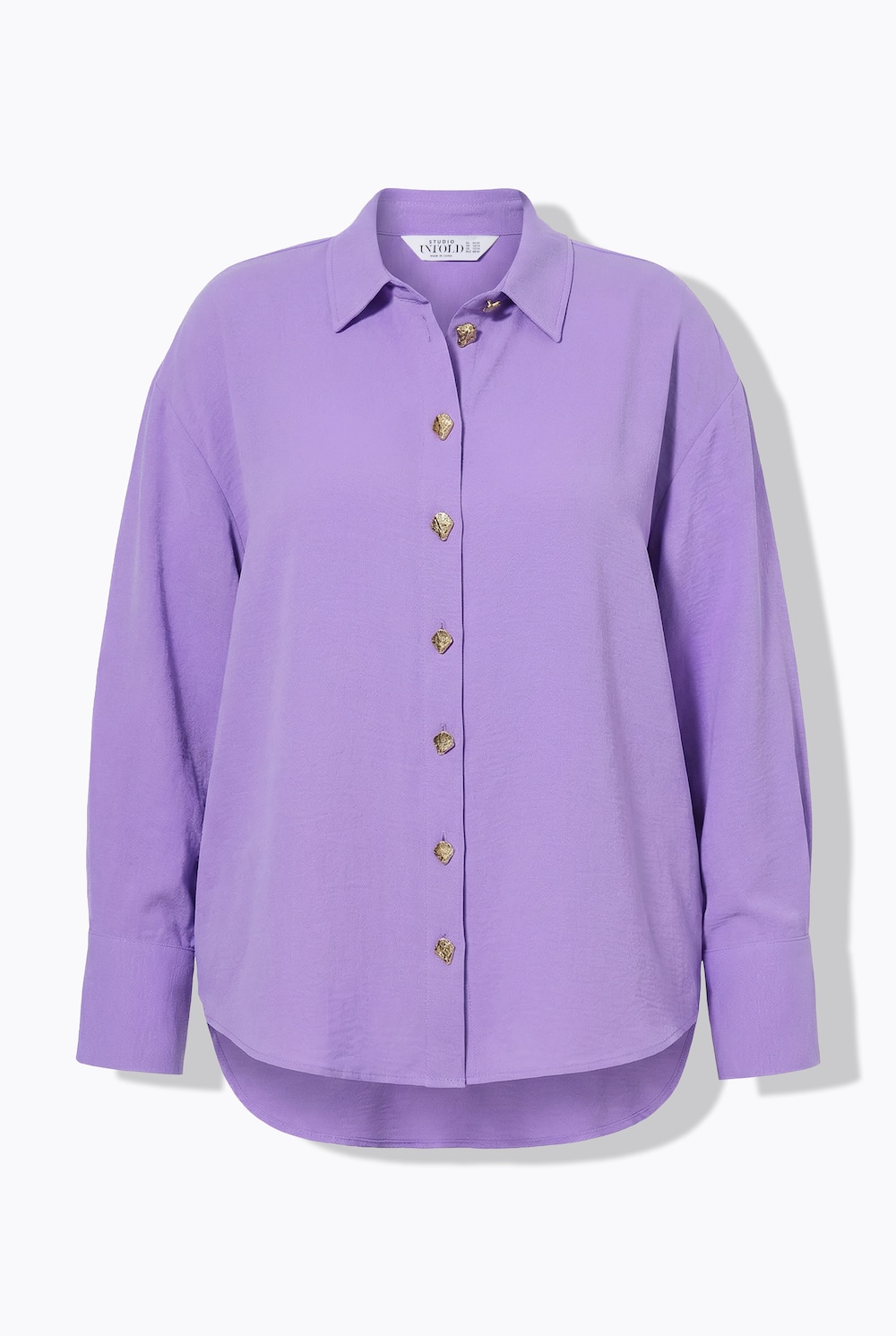 Stora storlekar Skjorta, Dam, lila, storlek: 50/52, Polyester, Studio Untold
