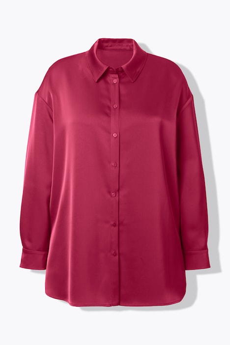 Chemisier oversize en satin