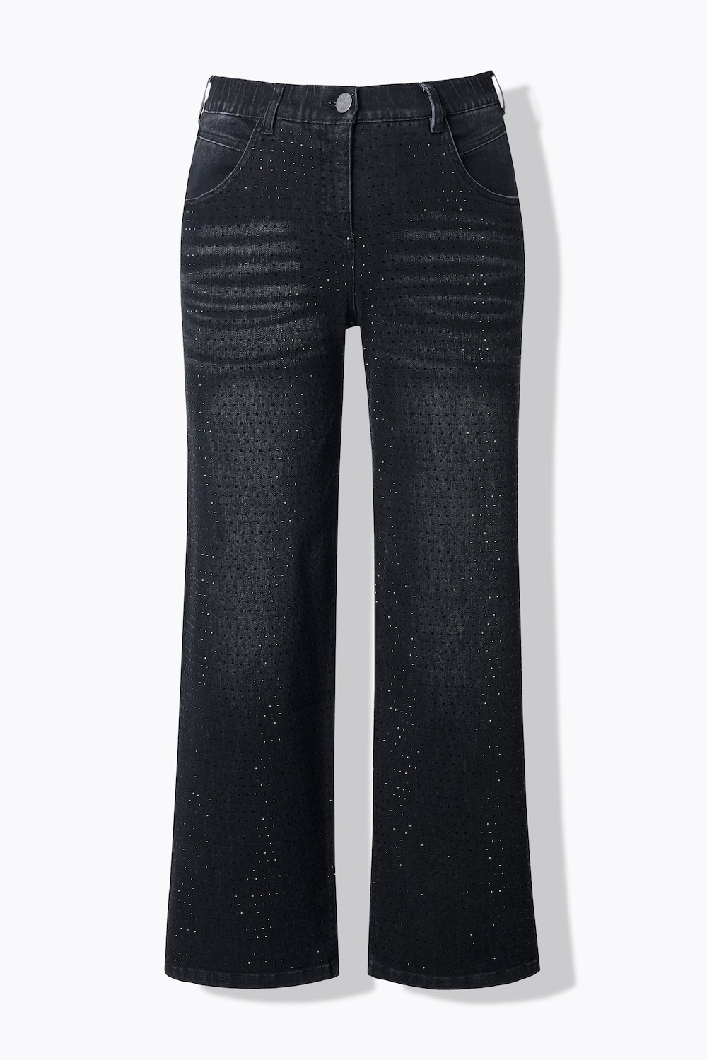 Stora storlekar Jeans Mary, Dam, svart, storlek: 56, Bomull, Ulla Popken