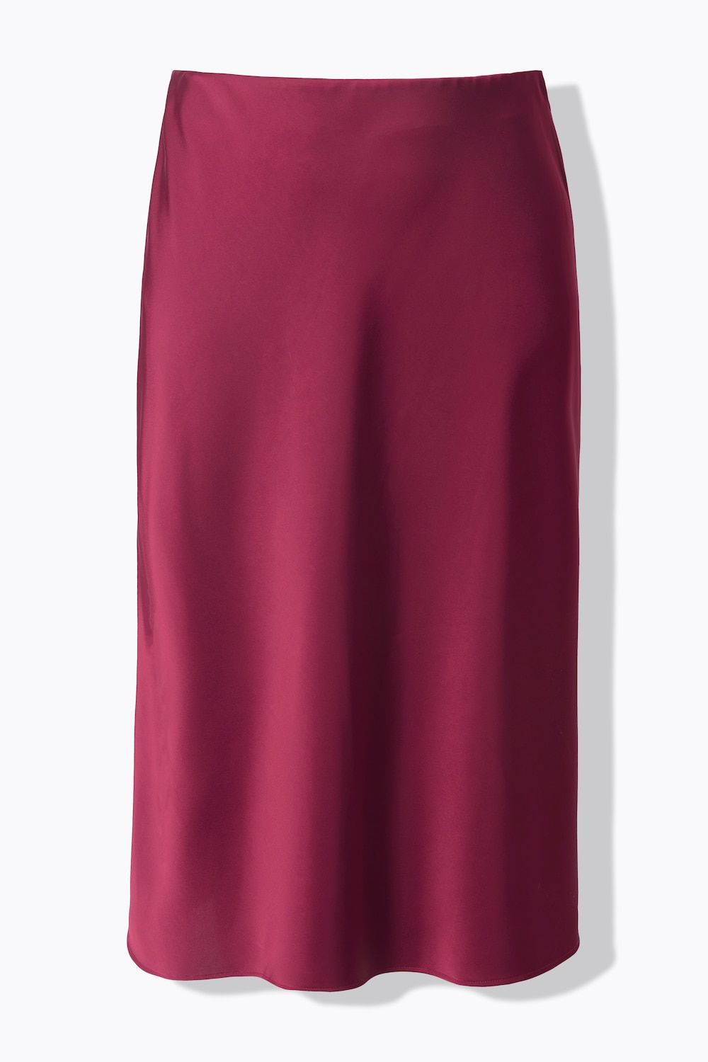 Große Größen Midirock, Damen, rot, Größe: 46/48, Polyester, Studio Untold