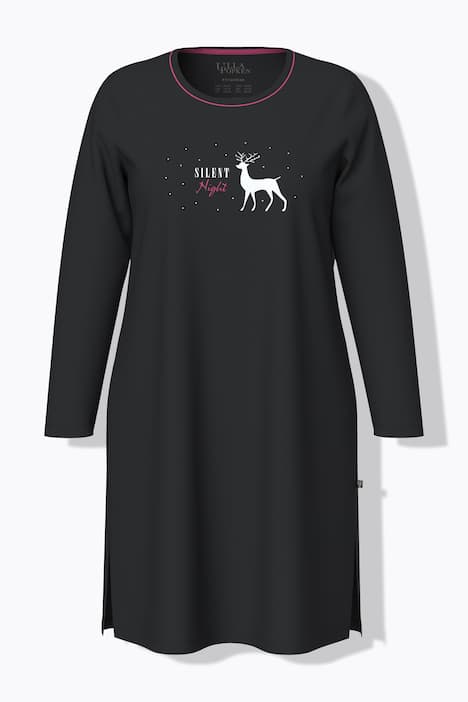 Bigshirts, 2er-Pack, Rundhals-/ V-Ausschnitt, Langarm