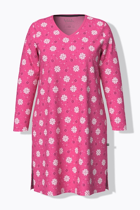 Bigshirts, 2er-Pack, Rundhals-/ V-Ausschnitt, Langarm