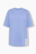 T-Shirt, oversized, Saumpatch, Halbarm