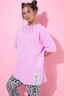 T-Shirt, oversized, Saumpatch, Halbarm