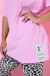 T-Shirt, oversized, Saumpatch, Halbarm