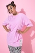 T-Shirt, oversized, Saumpatch, Halbarm
