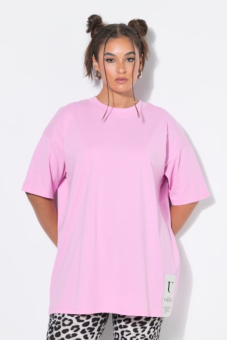 T-Shirt, oversized, Saumpatch, Halbarm