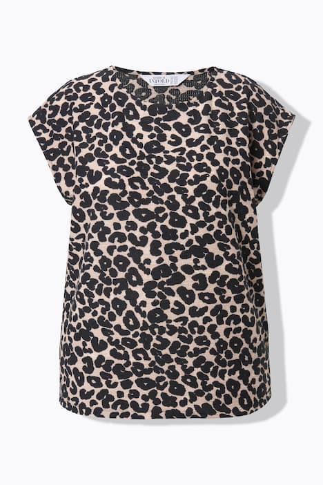 Top, oversized, Waffelstruktur, Leo