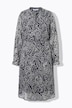 Midikleid, Alloverprint, Langarm