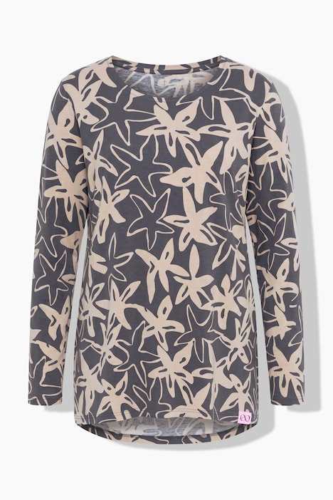 Starfish Print Long Sleeve Tee
