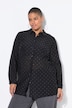 Hemdbluse, Boxy Shape, Glitzersteinchen