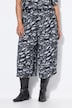 Culotte, pierna muy ancha, estampado completo