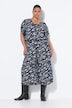Culotte, pierna muy ancha, estampado completo