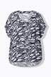 Blusenshirt, oversized, Alloverprint